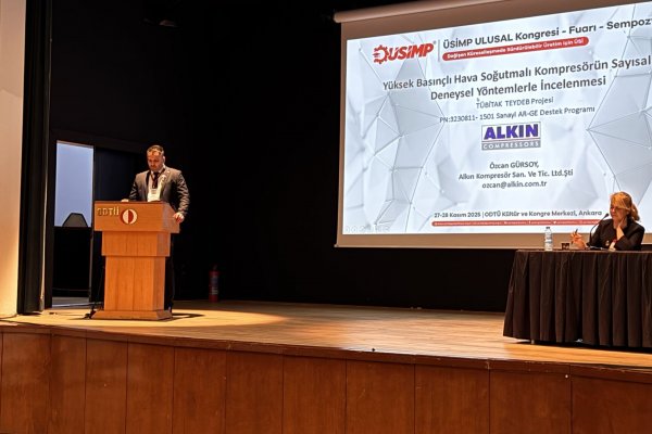 ALKIN Kompresör, ÜSİMP 2025’te TÜBİTAK Destekli Çalışmasını Tanıttı
