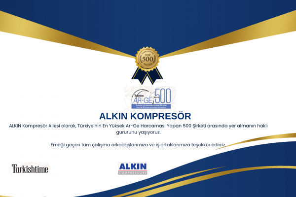 ALKIN Compressors Ranked in the R&D 500 List!